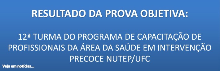 Resultado 12ª Turma – Prova Objetiva